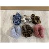 Image 1 : Leopard Pring Hair Scrunchies Hait Ties 6 Pack