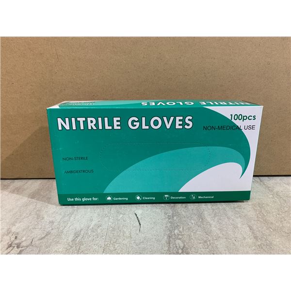 Nitrile Gloves 100 Pcs White Size Large