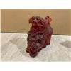 Image 8 : Lot of 2 Red Resin Fu Dogs