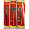 Image 6 : Lot of 12 Pro Sense Wood Spade Bit Multible Sizes