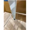 Image 7 : Lot of 2 Metal Stacking Stools 30in Tall White Colour