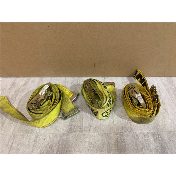 Lot of 3 Ratchet Straps Pacific Cargo