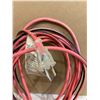 Image 3 : Red & Black 20Ft Extension Cord