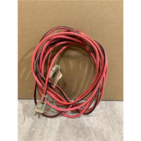 Red & Black 20Ft Extension Cord