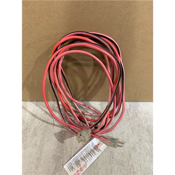 Red & Black 20Ft Extension Cord