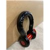 Image 2 : Red & Black Forged Steel Bow Shackle