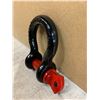 Image 3 : Red & Black Forged Steel Bow Shackle