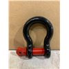 Image 5 : Red & Black Forged Steel Bow Shackle