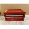Image 1 : Red Three Drawer Tool Chest (Would be best for on top)