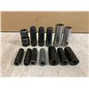 Image 1 : 13 Assorted Sockets - 12 Sockets - 1 Swivel Socket