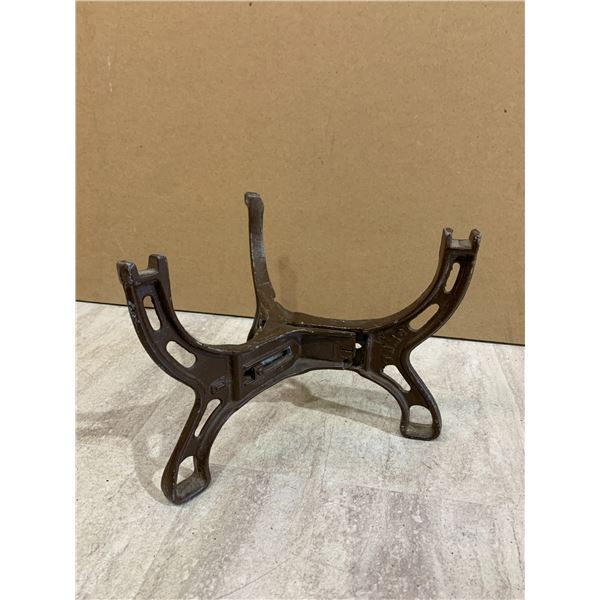 Vintage Cast Iron Hot Water Tank Stand - Steampunk