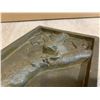 Image 3 : Decorative Cast Iron Relief Plaque Featuring A Frog on A Branch