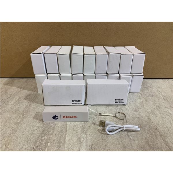 Lot of 21 UL Listed Jive 1900mAh Canucks Power Bank