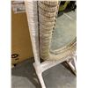 Image 6 : Wicker Framed Stand Mirror 25.5in Wide 65.5in Tall 19in Deep
