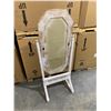 Image 9 : Wicker Framed Stand Mirror 25.5in Wide 65.5in Tall 19in Deep