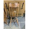 Image 10 : 4 Wooden Vintage Table Chairs With Cushings