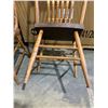 Image 12 : 4 Wooden Vintage Table Chairs With Cushings