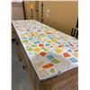 Image 7 : Wooden Console Table w/ Mosaic Top and Three Drawers
