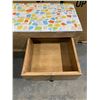 Image 8 : Wooden Console Table w/ Mosaic Top and Three Drawers