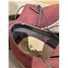 Image 7 : H&M Burgundy Suede Lace-Up Shoes