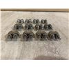 Image 2 : Lot of 12 Stainless Steel Rope Clamps