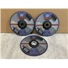 Image 1 : Lot of 3 Depressed Center Cutting Discs - 7 1/8 x 7/8