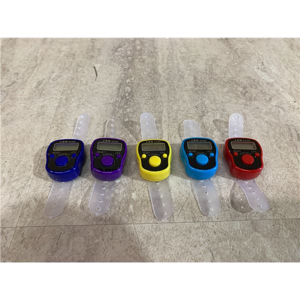 Lot of 5 Digital Counters / Clickers