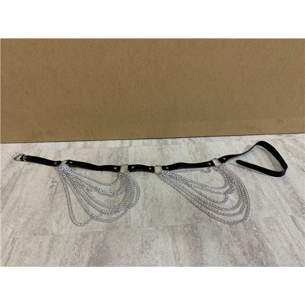 Women's Adjustable Chain Belt Harness