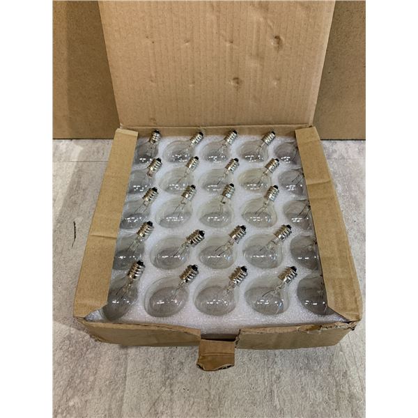 Lot of 25 120V 5W Incandesence Light Bulbs