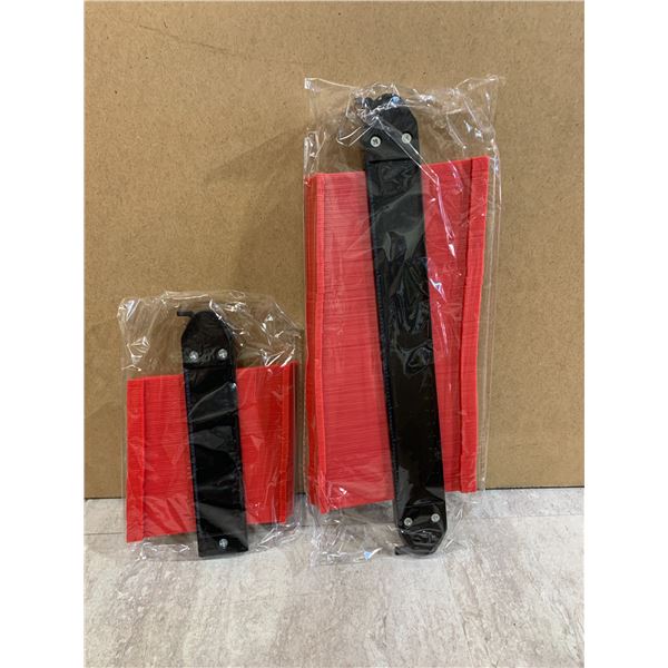 2 Pack of Red Contour Gages