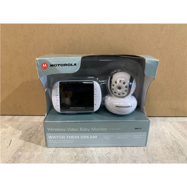 Motorola MBP33 Wireless Video Baby Monitor