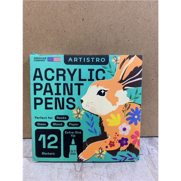 ARTISTRO Acrylic Paint Pens - 12 Markers