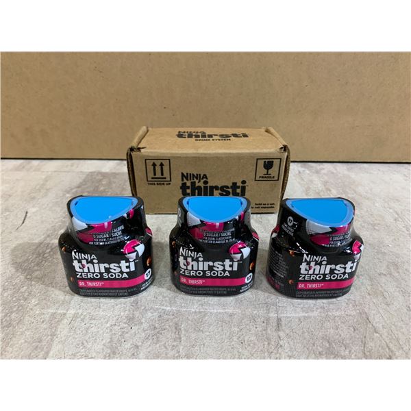 Pack of 3 Ninja Thirsti Drink System - Dr. Thirsty Zero Soda