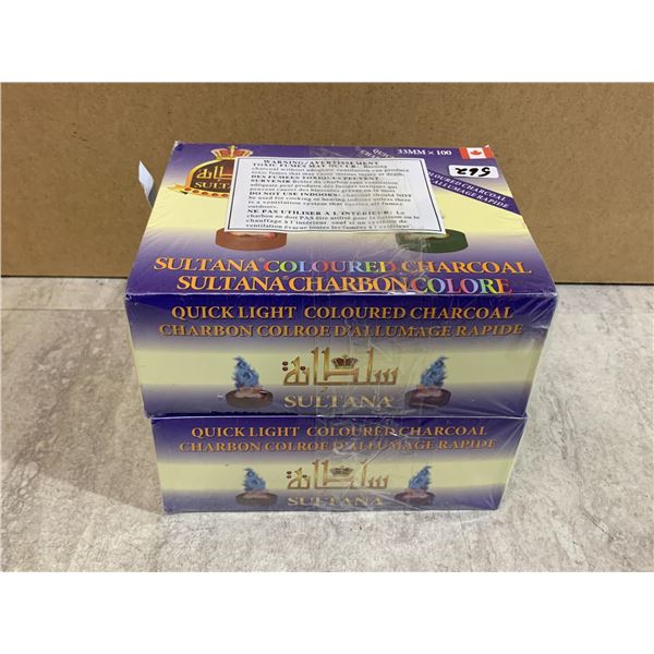 100 Pack of Sultana Brand Charcoal Tablets