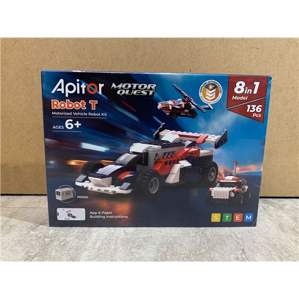 Apitor Motor Quest Robot T Motorized Vehicle Robot Kit - 136 Pcs