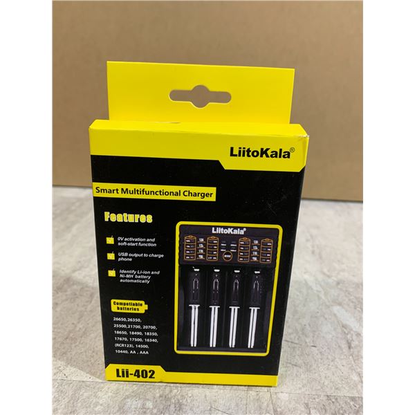 Liitokala Smart Multifunctional Charger - For 18650 Batteries