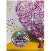 Image 2 : Dan & Darci 3D String Art - 20 Multicolored LED Bulbs