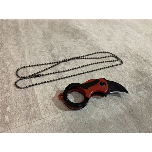 Mini Karambit Style Knife on Chain
