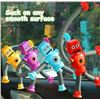 Image 1 : 8 Pcs - Suction Cup Robot Sensory Toys