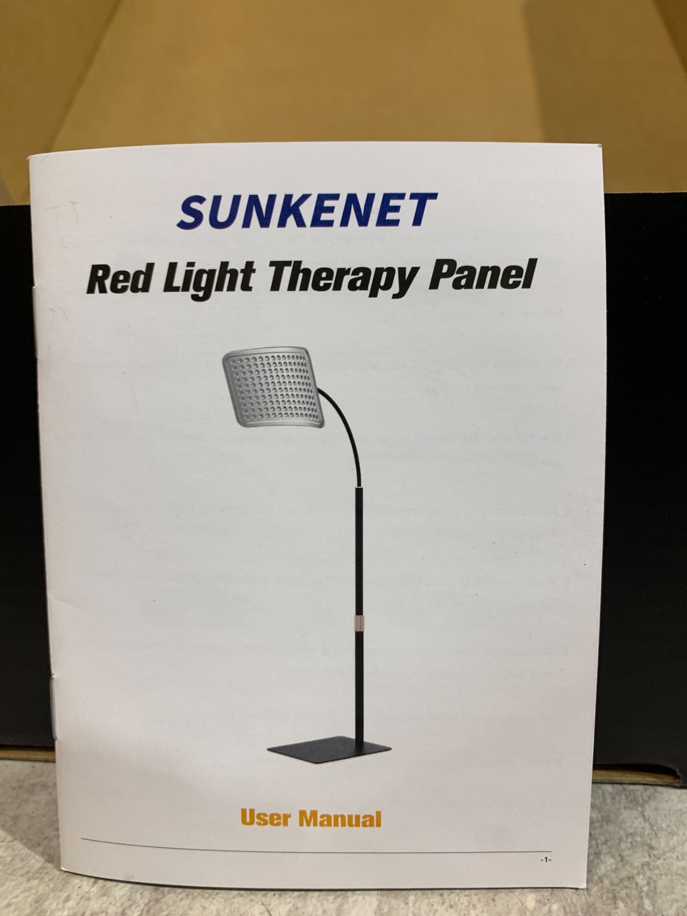 SUNKENET Red Light Therapy Lamp with Stand