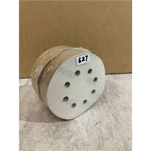 100 Pcs Sanding Discs - 5in Hole - 800 Grit