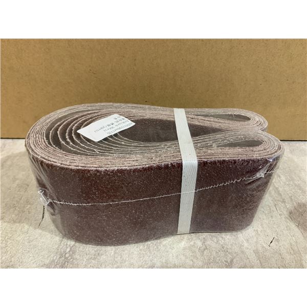 10 Pcs Sanding Belts - 4 x 36in - 36 Grit Aluminum Oxide Abrasive Paper