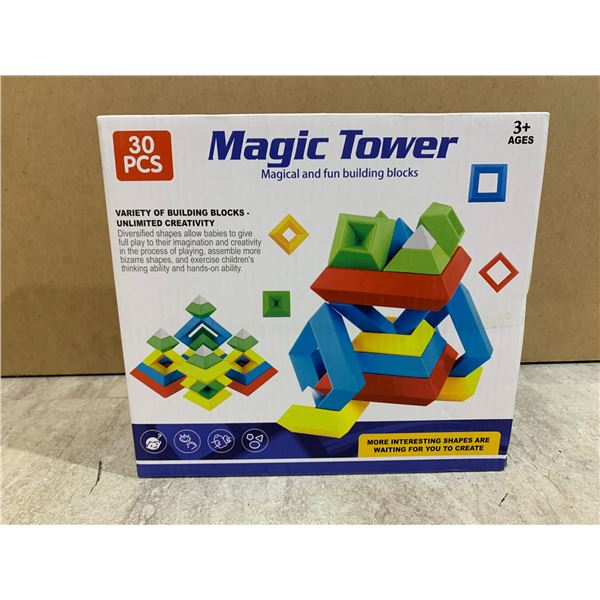 30 Pcs Magic Tower Building Blocks