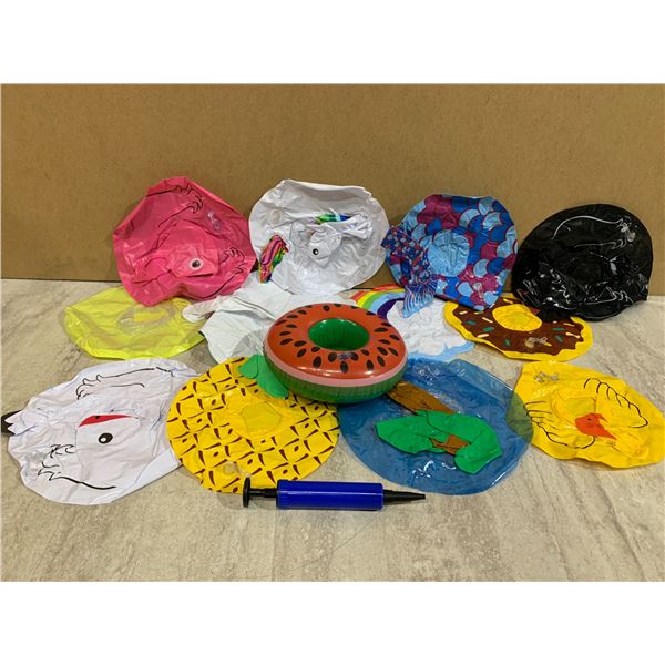 12 Pack of Different Shaped Floatie's to Hold Your Beer!
