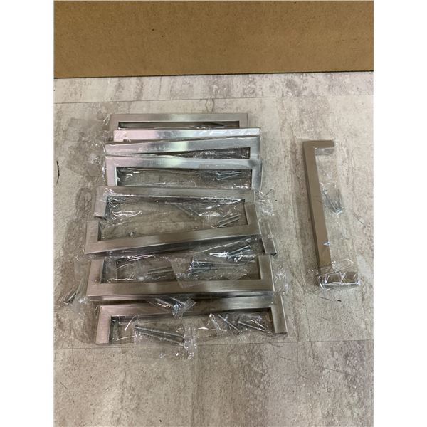 10 Pack Drawer Pull Hardware - Silver Color