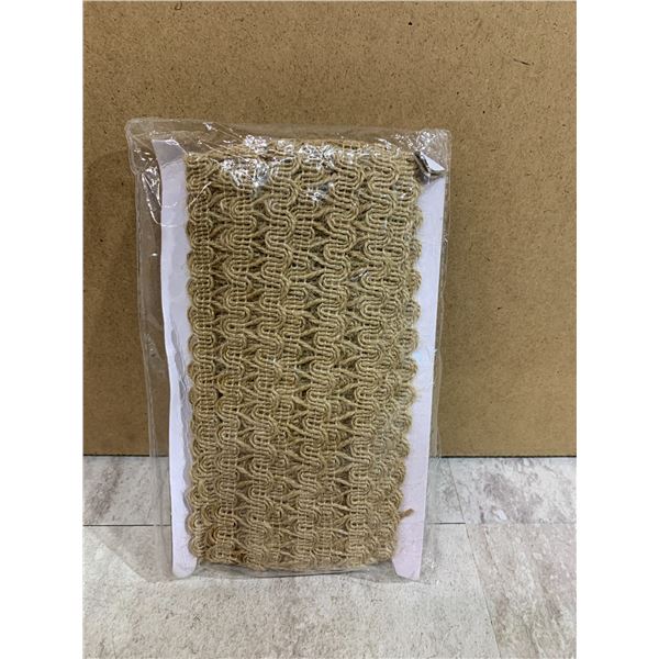 10 Yards of 1 inch Burlap Ribbon for Crafting