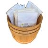Image 1 : New Basket full of Pillow Protectors 100% Cotton - includes various sizes