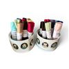 Image 1 : New Group of Organic Hankies & Set of Cameo Animals Design Ceramic Boxes w/ Lids - approx. 18 pcs.