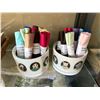 Image 2 : New Group of Organic Hankies & Set of Cameo Animals Design Ceramic Boxes w/ Lids - approx. 18 pcs.