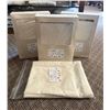 Image 2 : New Group of 4 Organic Cotton Crib Bedding - includes Crib Fitted Sheet 29" x 76", Duvet Cover.